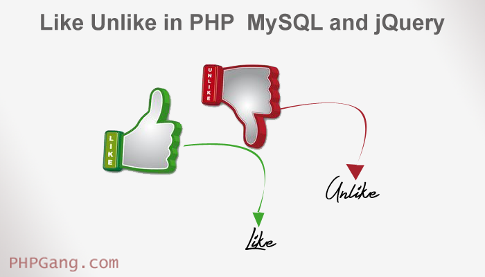 How to create Like & Unlike System in PHP  MySQL and jQuery