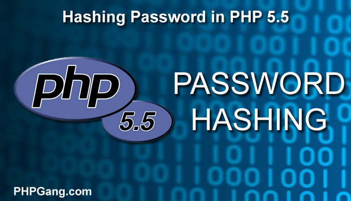 Hashing Password in PHP 5.5 with Password Hashing API