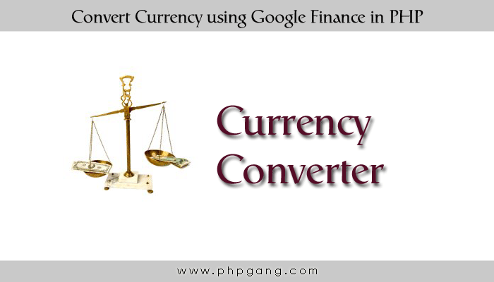 How to Convert Currency using Google Finance in PHP