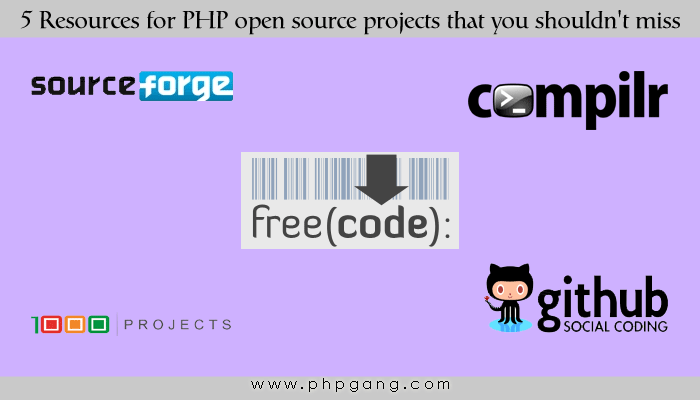5 Resources for PHP open source projects that you shouldn't miss