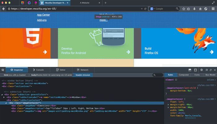 Web development has been never easier with Mozilla introducing the Firefox Developer Edition