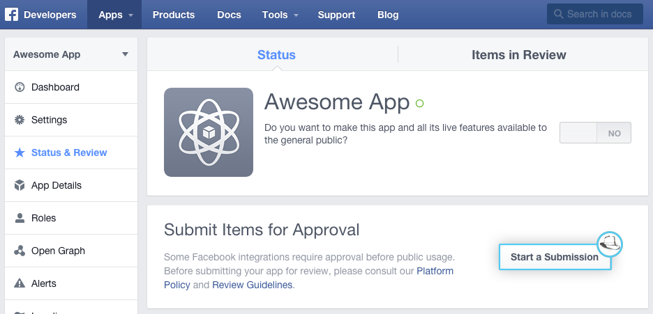 How Can I Submit My Facebook App For Review 3