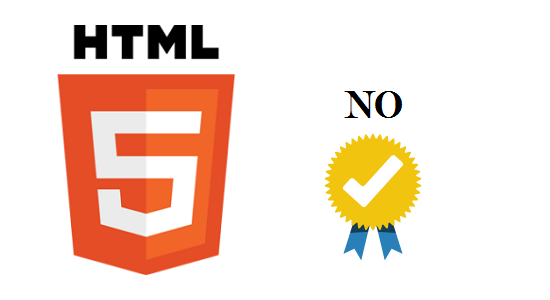 not-certifying-the-HTML