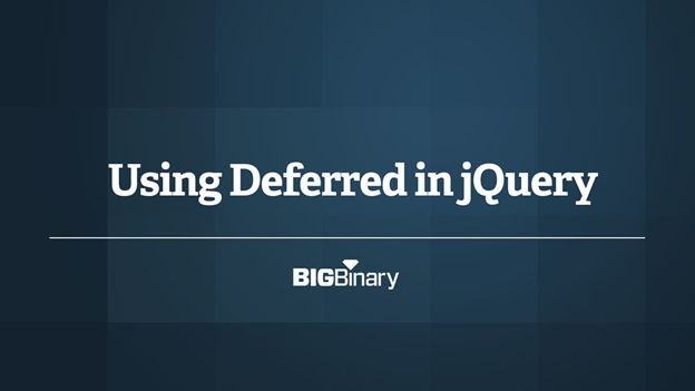 Learning jQuery Deferred